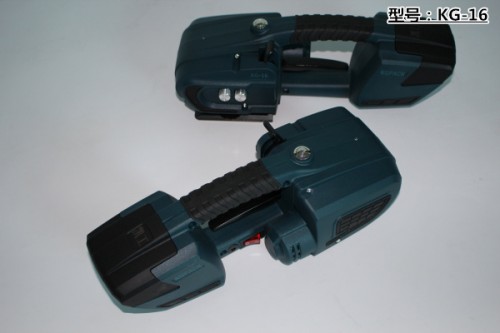 好消息:鹿城凯工KG-16塑钢带电瓶打包机